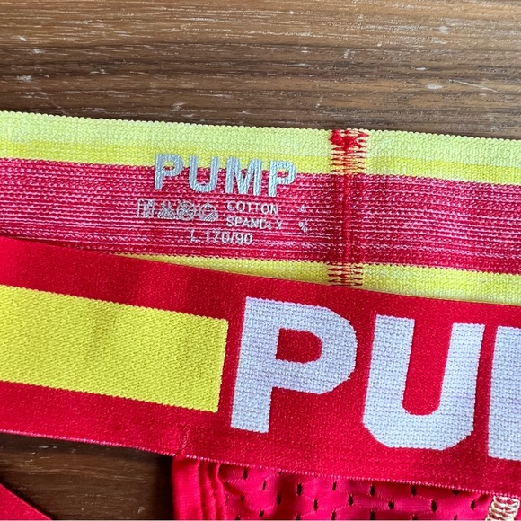 Pump Red/Yellow Jockstrap - New - Picture 7 of 8